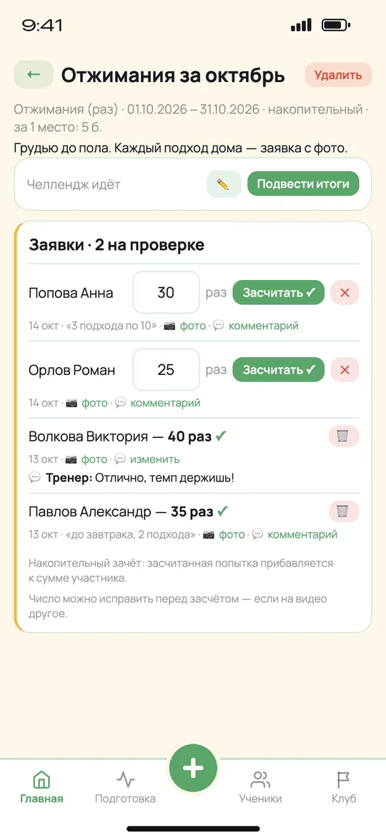 Челлендж группы